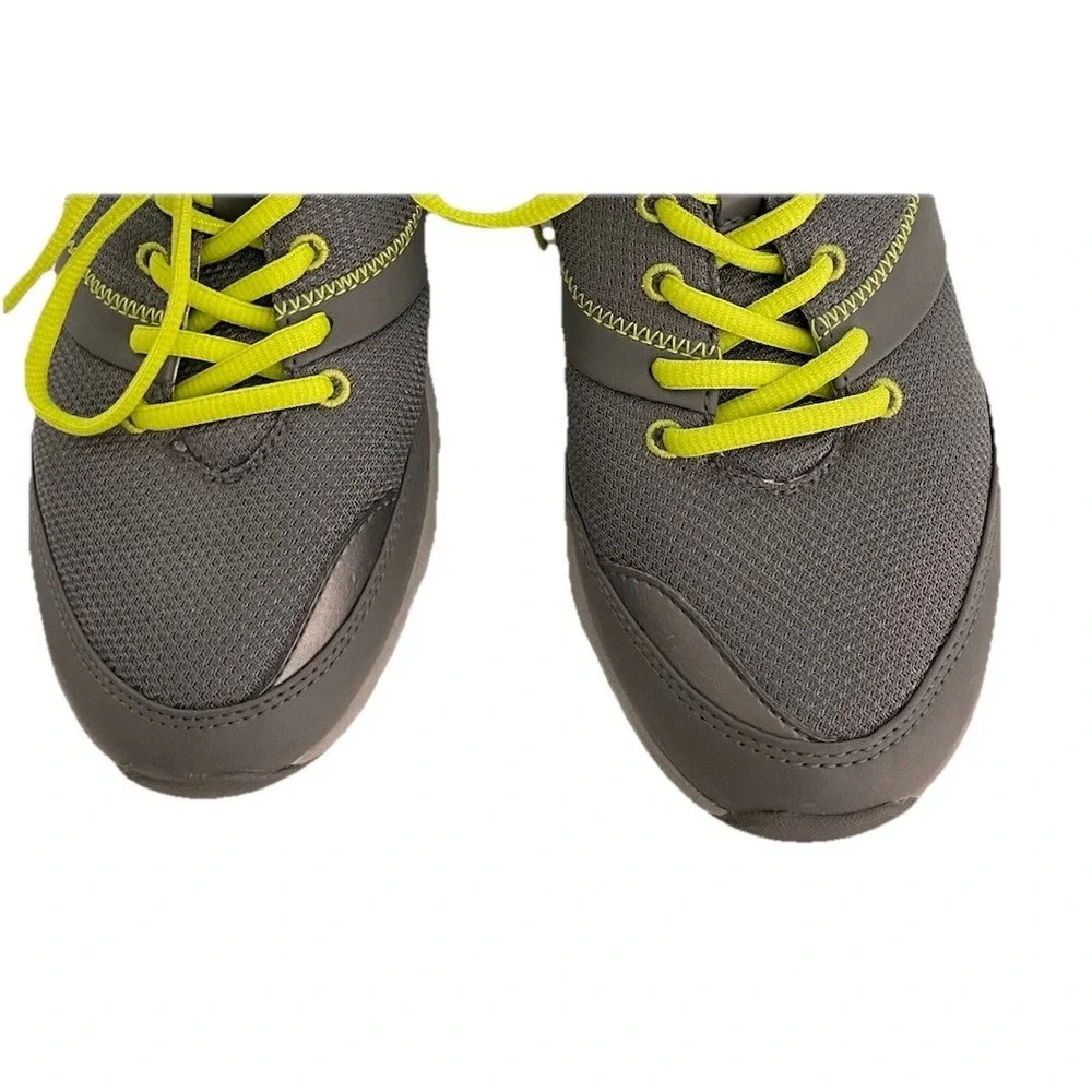 Vionic Kona Shoes Women's 8 Gray‎ Athletic Walking Lace Up Comfort Sneakers